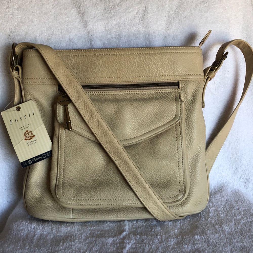 Fossil Genuine Leather Authentic Crossbody Purse